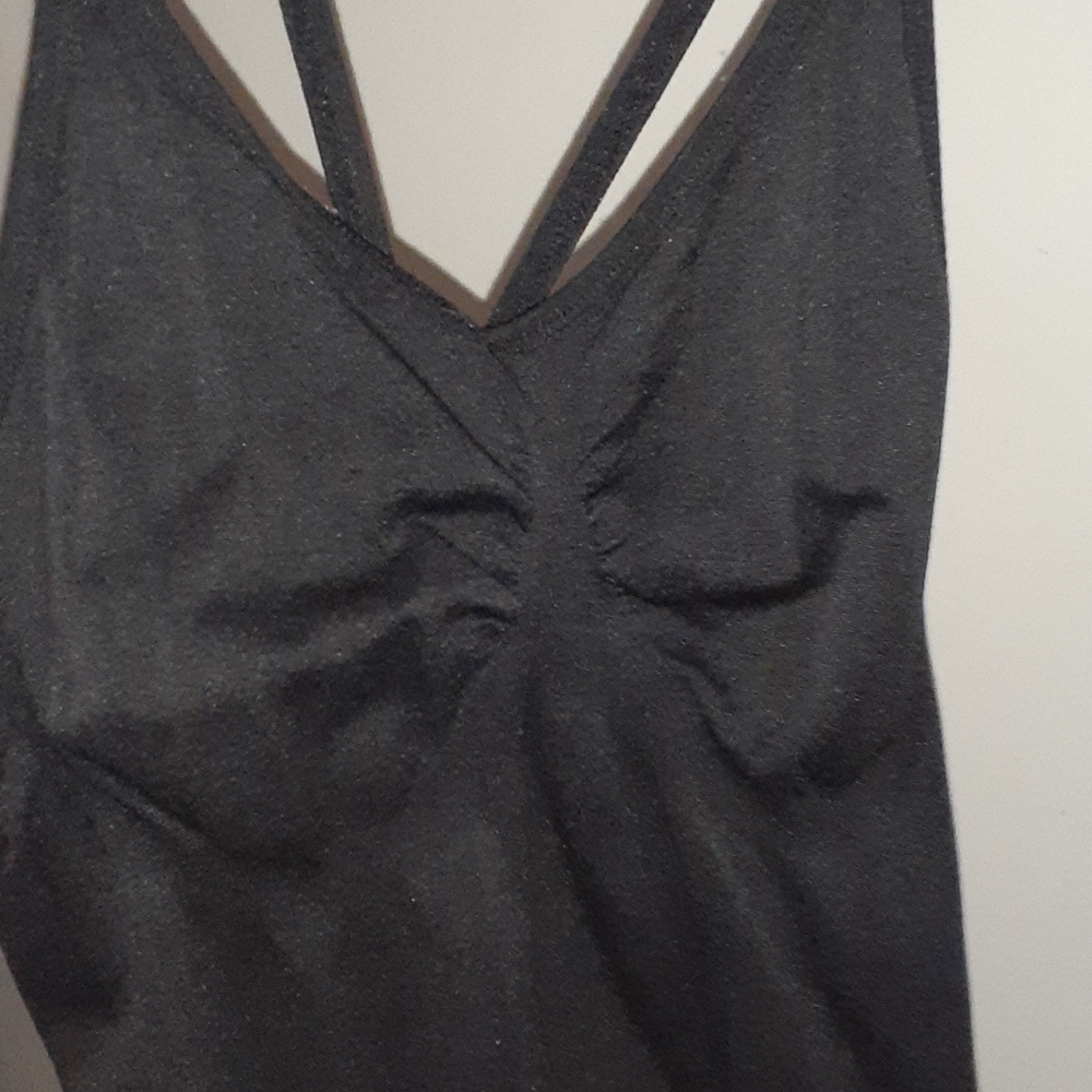 Tight black spaghetti strap - Picture 2 of 4